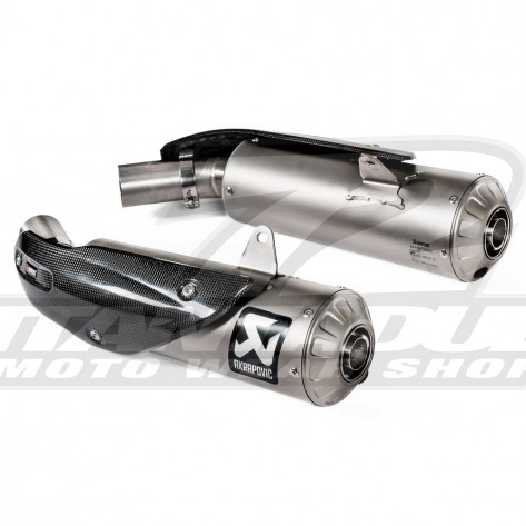 Terminali di Scarico Akrapovic SLIP-ON LINE - Titanio - S-D11SO4-HBFGT - Offerta Online