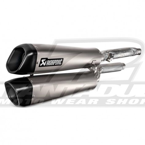 Terminali di Scarico Akrapovic SLIP-ON LINE - Titanio - S-T12SO3-HCQT - Offerta Online
