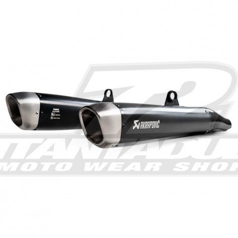 Terminali di Scarico Akrapovic SLIP-ON LINE - Titanio - S-T9SO2-HCQTBL - Offerta Online