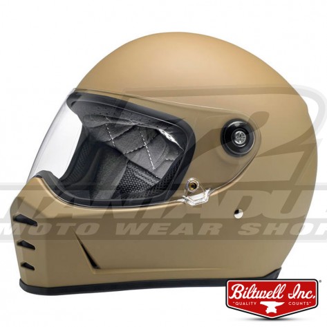 Casco Integrale Biltwell LANE SPLITTER - Flat Coyote Tan