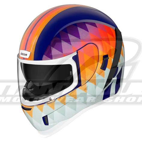 Casco Integrale Icon AIRFORM Hello Sunshine - Bianco