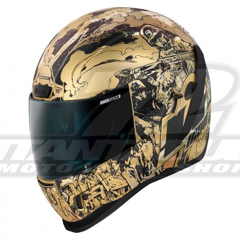 Casco Integrale Icon AIRFORM Guardian - Oro
