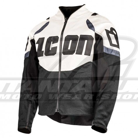 Giacca Moto Donna Icon CONTRA3 - Bianco - Offerta