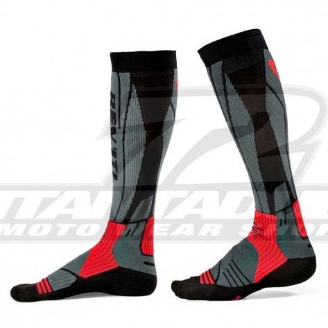 Calze Moto REV'IT! ANDES - Grigio Chiaro Rosso - Offerta Online