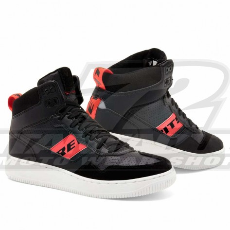 Scarpe Moto REV'IT! PACER - Nero Rosso Neon