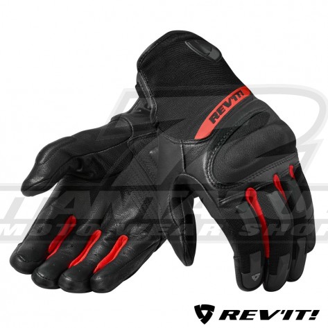 Guanti REV'IT! STRIKER 3 - Nero Rosso