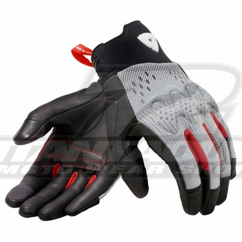 Guanti Moto REV'IT! KINETIC - Grigio Chiaro Nero