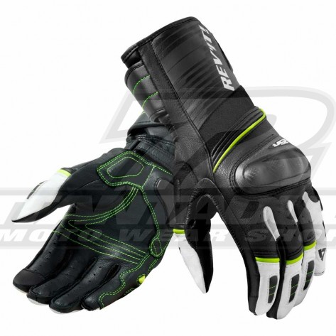 Guanti Moto REV'IT! RSR 4 - Nero Giallo Neon - Offerta Online