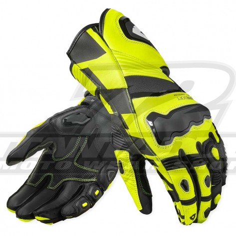 Guanti Moto REV'IT! JEREZ 4 - Giallo Neon Nero - Offerta