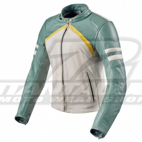 Giacca Moto Donna REV'IT! MERIDIAN Ladies - Bianco Verde
