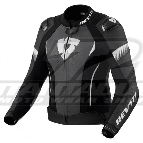 Giacca Moto Donna REV'IT! XENA 4 PRO LADIES - Nero Bianco - Offerta