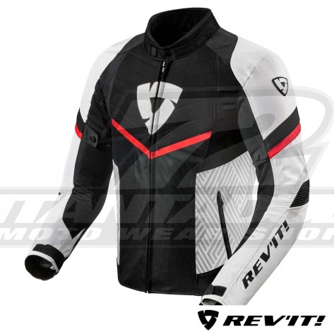 Giacca REV'IT! ARC AIR - Bianco Rosso
