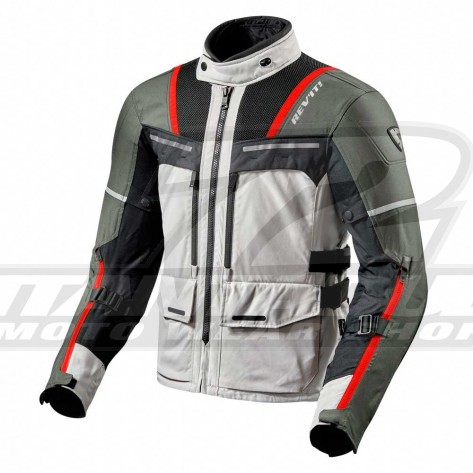 Giacca Moto REV'IT! OFFTRACK - Argento Rosso