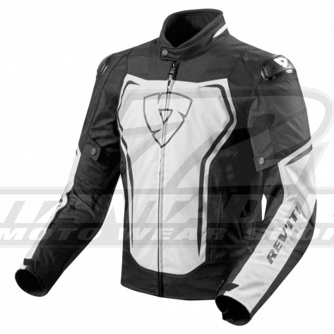 Giacca Moto REV'IT! VERTEX TL - Bianco Nero