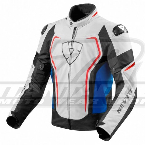 Giacca Moto REV'IT! VERTEX TL - Bianco Blu