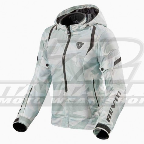 Giacca Moto Donna REV'IT! FLARE 2 LADIES - Mimetico Grigio Bianco - Offerta Online