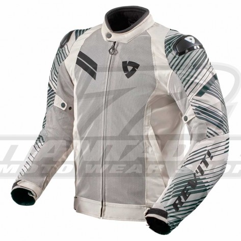 Giacca Moto REV'IT! APEX AIR H2O - Grigio Chiaro Nero - Offerta Online