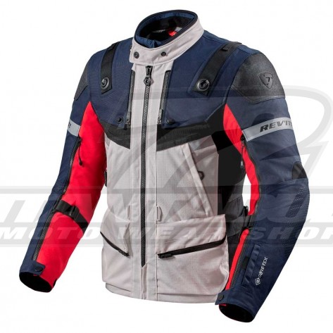 Giacca Moto REV'IT! DEFENDER 3 GTX - Rosso Blu