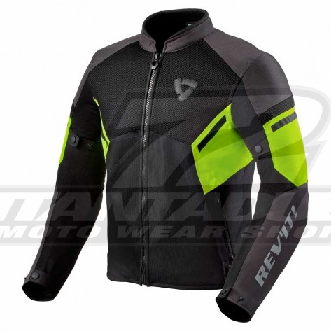 Giacca Moto REV'IT! GT-R AIR 3 - Nero Giallo Neon - Offerta Online