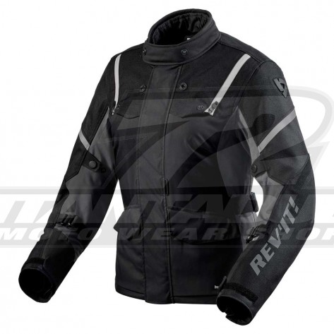 Giacca Moto Donna REV'IT! HORIZON 3 H2O LADIES - Nero Bianco - Offerta Esclusiva