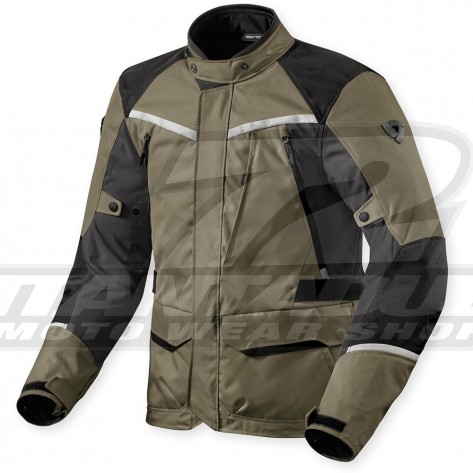 Giacca Moto REV'IT! VOLTIAC 3 - Verde Antracite - Offerta