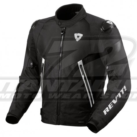 Giacca Moto REV'IT! CONTROL H2O - Nero Bianco - Offerta
