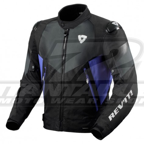 Giacca Moto REV'IT! CONTROL H2O - Nero Blu - Offerta