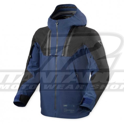 Giacca Moto REV'IT! COMPONENT 3 H2O - Nero Blu Scuro - Offerta