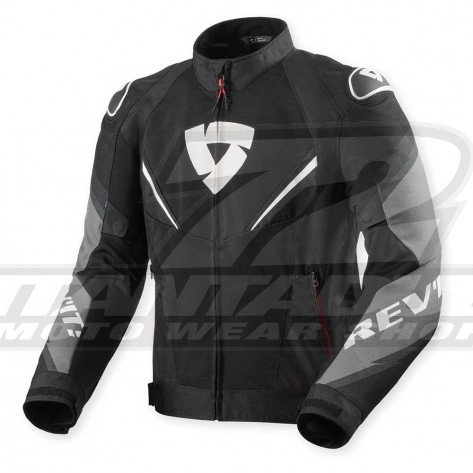 Giacca Moto REV'IT! QUANTUM 3 AIR - Nero Bianco - Offerta