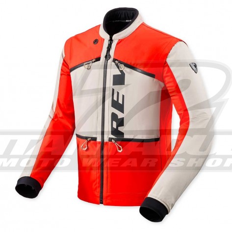 Giacca Moto REV'IT! MOROCCO - Sabbia Rosso - Offerta