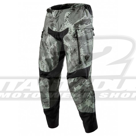 Pantaloni Moto REV'IT! PENINSULA (Accorciato) - Mimetico Grigio
