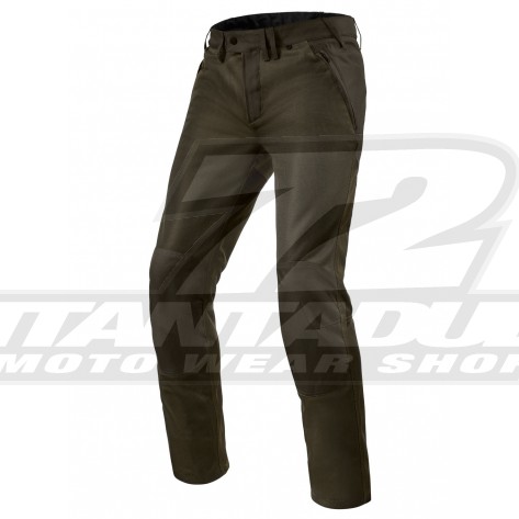 Pantaloni Moto REV'IT! ECLIPSE 2 (Taglia Corta) - Nero Oliva - Offerta Online