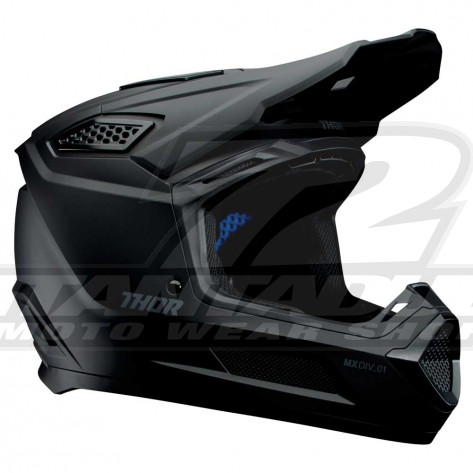 Casco Motocross Thor FLEET BLACKOUT - Nero - Offerta
