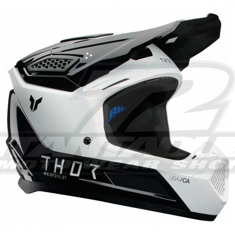 Casco Motocross Thor FLEET STORM - Nero Bianco - Offerta