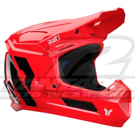 Casco Motocross Bambino Thor YOUTH FLEET FORGE - Rosso - Offerta