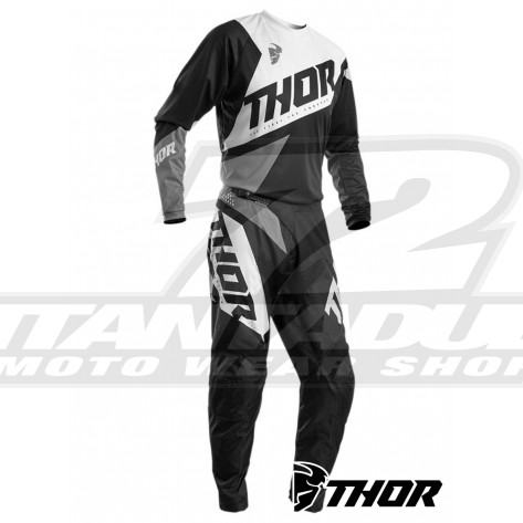 Completo Cross Thor SECTOR BLADE - Nero Bianco