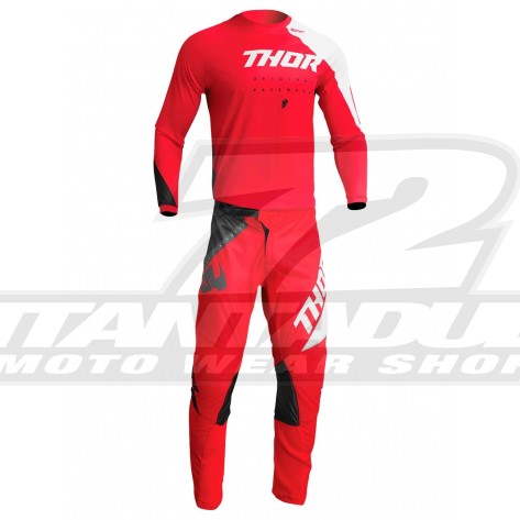 Completo Cross Thor SECTOR EDGE - Rosso Bianco - Offerta Online