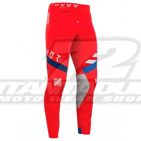 Pantaloni Motocross Thor SPORTMODE SYNTH - Rosso - Offerta