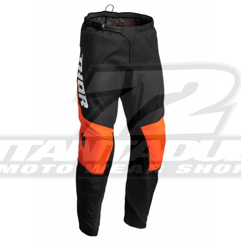 Pantaloni Cross Thor SECTOR CHEV - Carbone Arancione Rosso