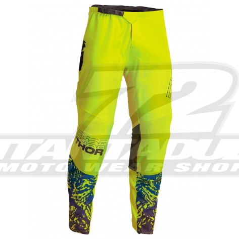 Pantaloni Cross Bambino Thor YOUTH SECTOR ATLAS - Acid Blu - Offerta Online