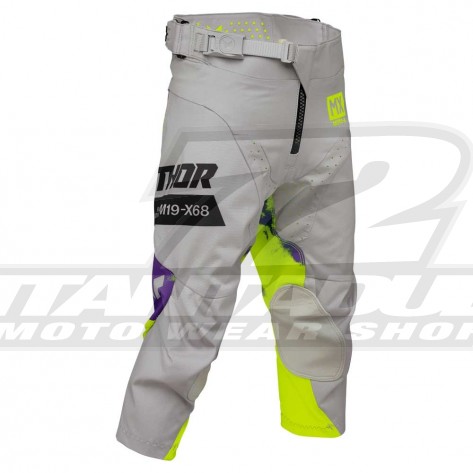 Pantaloni Cross Bambino Thor YOUTH LAUNCHMODE BLEACH - Grigio Acid - Offerta