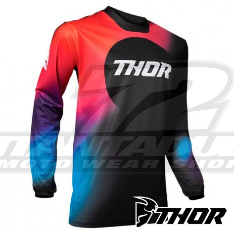 Maglia Cross Thor PULSE GLOW - Nero