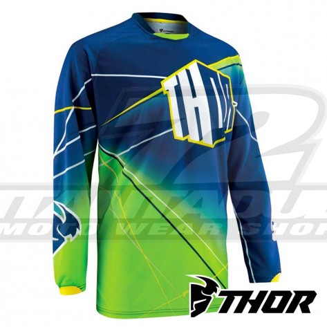 Maglia Cross Thor Youth PHASE PRISM - Blu Navy