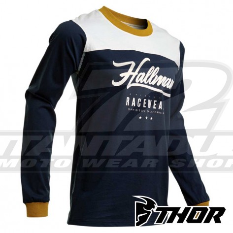 Maglia Cross Thor HALLMAN GP - Blu Notte