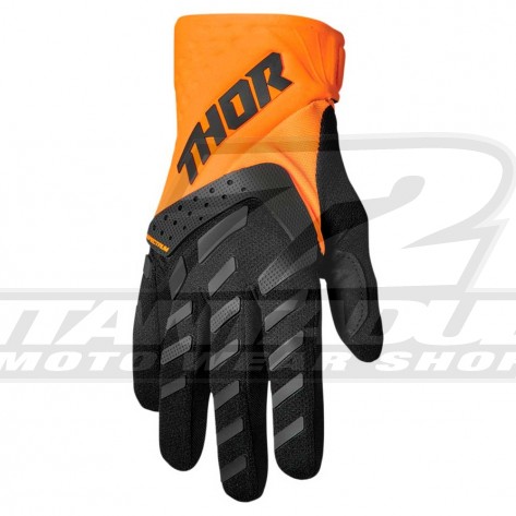 Guanti Cross Thor SPECTRUM - Arancione Nero