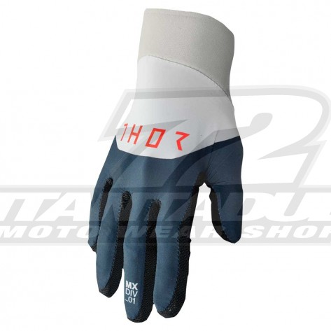 Guanti Cross Thor AGILE RIVAL - Midnight Grigio - Offerta Online