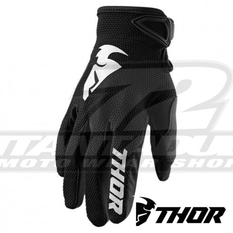 Guanti Cross Bambino Thor Youth SECTOR - Nero