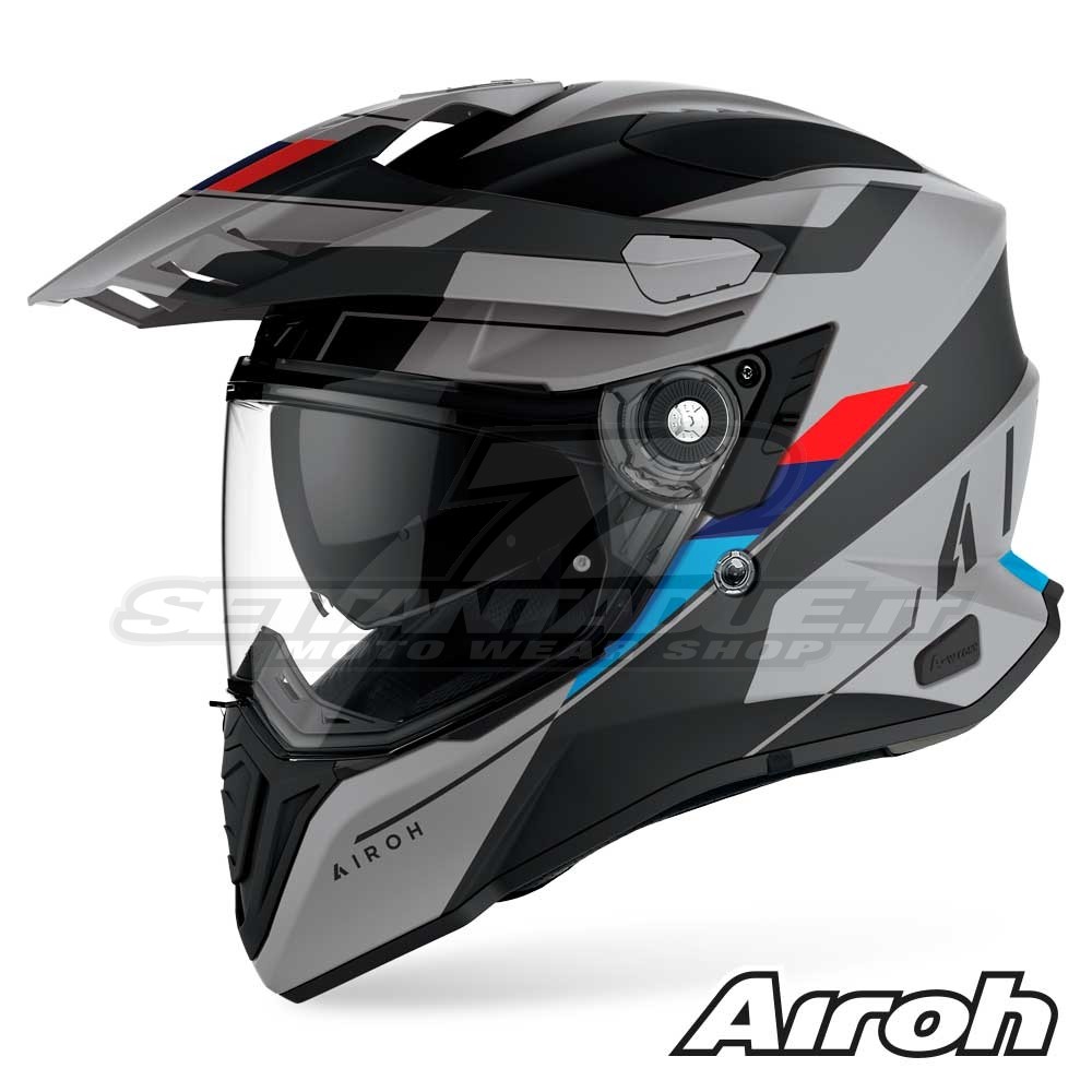 Casco Moto Crossover Airoh COMMANDER Skill - Opaco | SETTANTADUE.IT