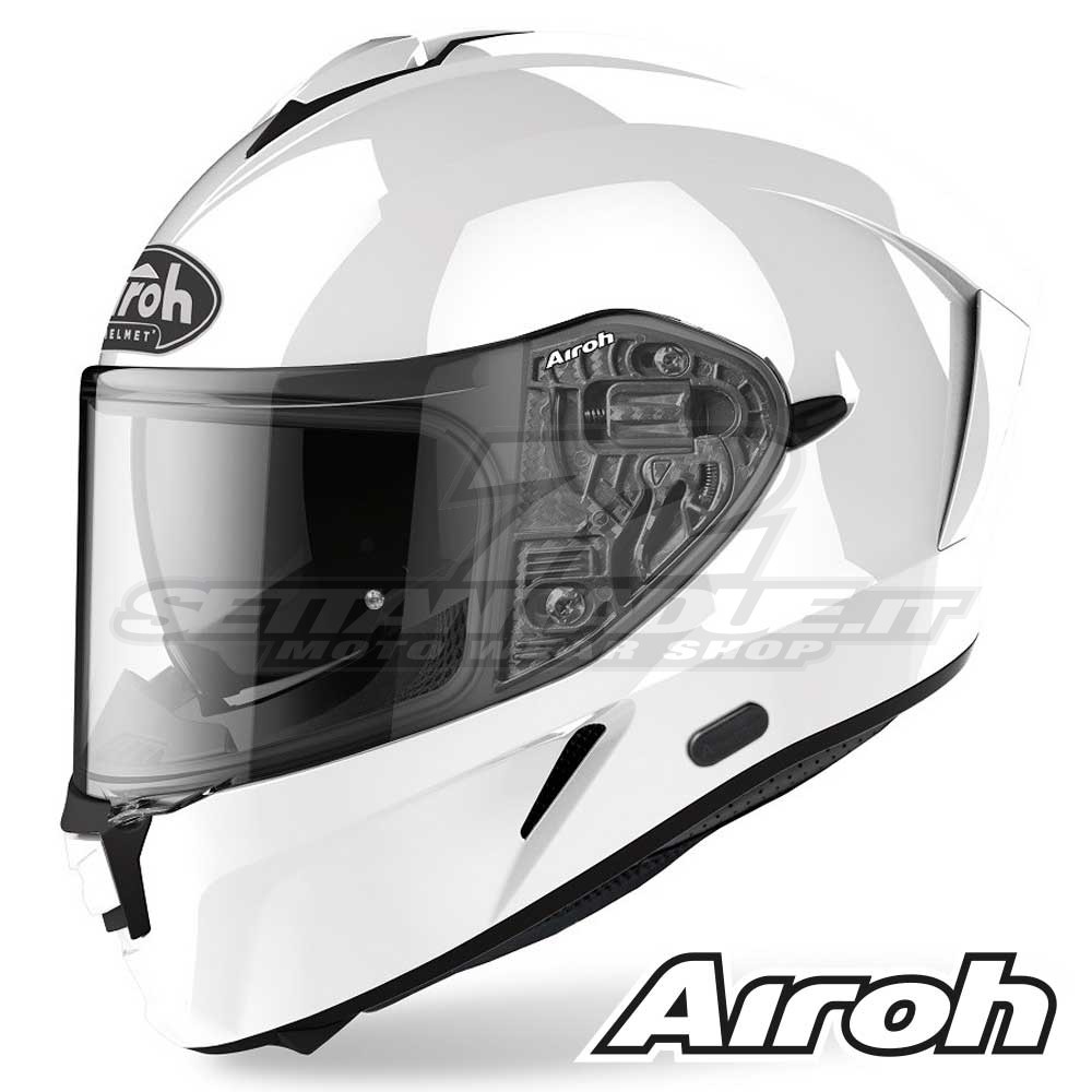 Casco Moto Integrale Airoh SPARK Color - Bianco | SETTANTADUE.IT