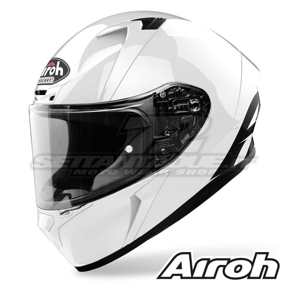 Casco Integrale Airoh VALOR Color - Bianco Lucido | SETTANTADUE.IT